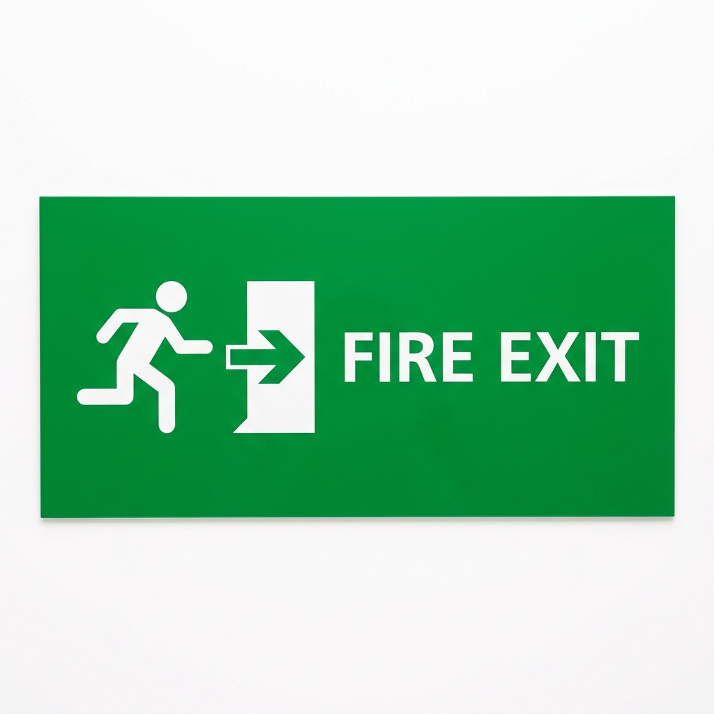 Fire Exit Sign